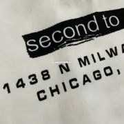 【現貨】Sup 22SS 芝加哥開業限定 box logo boxlogo bogo  圓領短袖T恤 金屬色/銀標：圖片 8