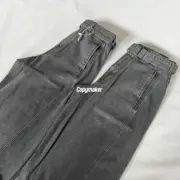 【現貨】【過驗】【2026新年福利】LEMAIRE 25SS 水洗灰 彎刀牛仔褲工裝褲休閒褲 可調節腰帶：圖片 7