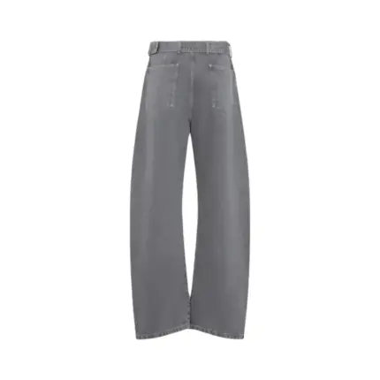 【現貨】【過驗】【2026新年福利】LEMAIRE 25SS 水洗灰 彎刀牛仔褲工裝褲休閒褲 可調節腰帶