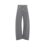 【現貨】【過驗】【2026新年福利】LEMAIRE 25SS 水洗灰 彎刀牛仔褲工裝褲休閒褲 可調節腰帶：圖片 2