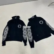【預售】Chrome Hearts 經典款 馬蹄梵文字母 連帽衛衣帽衫帽T 克羅心：圖片 3