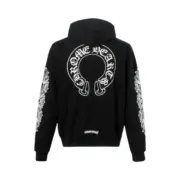 【預售】Chrome Hearts 經典款 馬蹄梵文字母 連帽衛衣帽衫帽T 克羅心
