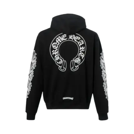 【預售】Chrome Hearts 經典款 馬蹄梵文字母 連帽衛衣帽衫帽T 克羅心