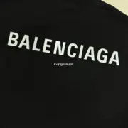 【現貨】【全套包裝】巴黎 BLC 24FW 3M反光鑽石噴砂顆粒 胸口小字 背面大字 短袖T恤：圖片 13