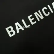 【現貨】【全套包裝】巴黎 BLC 24FW 3M反光鑽石噴砂顆粒 胸口小字 背面大字 短袖T恤：圖片 14