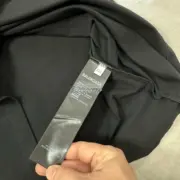 【現貨】【全套包裝】巴黎 BLC 24FW 3M反光鑽石噴砂顆粒 胸口小字 背面大字 短袖T恤：圖片 16