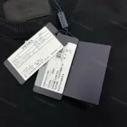 PRA 23FW 素色簡約 三角標小logo 鐵牌 大學T圓領衛衣長袖：圖片 20