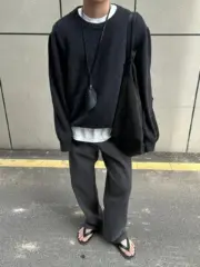 【現貨】【過驗】THE ROW 25SS Ross 素色直筒牛仔褲工裝褲休閒褲 古舊黑：圖片 6