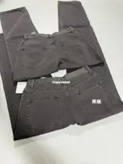 【現貨】【過驗】THE ROW 25SS Ross 素色直筒牛仔褲工裝褲休閒褲 古舊黑：圖片 10