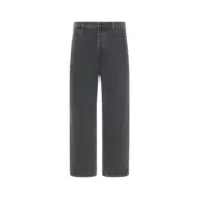 【現貨】【過驗】THE ROW 25SS Ross 素色直筒牛仔褲工裝褲休閒褲 古舊黑：圖片 2