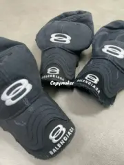 【現貨】巴黎 BLC 25SS Unity Sports 雙環logo雙帽檐棒球帽鴨舌帽老帽帽子 水洗做舊：圖片 8