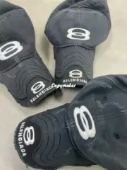 【現貨】巴黎 BLC 25SS Unity Sports 雙環logo雙帽檐棒球帽鴨舌帽老帽帽子 水洗做舊：圖片 9