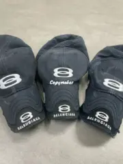 【現貨】巴黎 BLC 25SS Unity Sports 雙環logo雙帽檐棒球帽鴨舌帽老帽帽子 水洗做舊：圖片 10