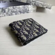 【預售】D1OR 經典款 老花 頭層牛皮 八卡皮夾錢包短夾 二色：圖片 8