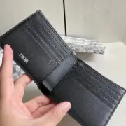 【預售】D1OR 經典款 老花 頭層牛皮 八卡皮夾錢包短夾 二色：圖片 11