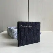 【預售】D1OR 經典款 老花 頭層牛皮 八卡皮夾錢包短夾 二色：圖片 15