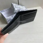 【預售】D1OR 經典款 老花 頭層牛皮 八卡皮夾錢包短夾 二色：圖片 19