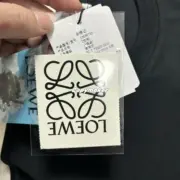 【現貨】【全套包裝】LOWE x Suna Fujita 25SS 聯名 兔子月兔刺繡logo 短袖T恤 黑色：圖片 13