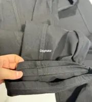 【現貨】【過驗】LEMAIRE 25SS 黑色 彎刀牛仔褲工裝褲休閒褲 可調節腰帶：圖片 9