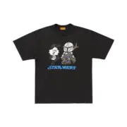 【預售】Human Made x Star Wars 26SS 星球大戰聯名 竹節棉 圓筒短袖T恤 黑/白：圖片 2