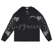 Askyurself V11 Paisley Banned Long Sleeve 變形蟲圖騰腰果花 重磅長袖T恤長T：圖片 16