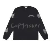 Askyurself V11 Paisley Banned Long Sleeve 變形蟲圖騰腰果花 重磅長袖T恤長T：圖片 17