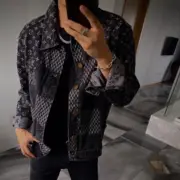 1V 22SS NIGO 補丁 拼接 牛仔外套 夾克：圖片 3