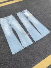 巴黎 BLC 24SS 美國進口Cone康龍面料 Grade-Robe Flared 微喇牛仔褲直筒褲長褲：圖片 9