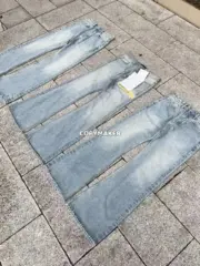 巴黎 BLC 24SS 美國進口Cone康龍面料 Grade-Robe Flared 微喇牛仔褲直筒褲長褲：圖片 11