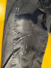 【預售】Acne Studios 25SS 彎刀 水洗潑墨黑灰 2006F 闊腿牛仔褲寬版工裝褲：圖片 10