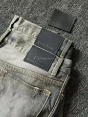 【預售】Acne Studios 25SS 彎刀 水洗潑墨黑灰 2006F 闊腿牛仔褲寬版工裝褲：圖片 12