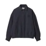 【現貨】M1U M1U 24FW 繆繆 字母貼布刺繡 水洗拉鍊夾克外套 內裏絲光棉 廓形