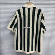 【預售】CLOT x AD originals 25SS Pique Polo 條紋拼色針織毛巾短袖T恤Polo衫：圖片 9