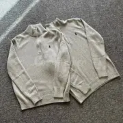 【預售】Polo Ra1ph Lauren 25FW 小馬刺繡 針織老錢風半拉鏈立領polo衫長袖毛衣T恤衛衣 三色：圖片 7