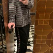 【現貨】Chrome Hearts 23SS 條紋Logo刺繡 長袖Polo衫T恤 CH克羅心 空哈：圖片 4