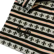 【現貨】Chrome Hearts 23SS 條紋Logo刺繡 長袖Polo衫T恤 CH克羅心 空哈：圖片 7