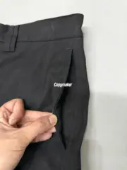 【現貨】【過驗】STONE ISLAND 26SS 石頭島 高密度重磅帆布工裝褲長褲直筒褲 鬆緊腰圍 黑色：圖片 6