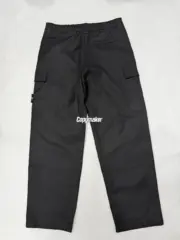 【現貨】【過驗】STONE ISLAND 26SS 石頭島 高密度重磅帆布工裝褲長褲直筒褲 鬆緊腰圍 黑色：圖片 11