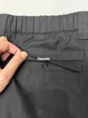 【現貨】【過驗】STONE ISLAND 26SS 石頭島 高密度重磅帆布工裝褲長褲直筒褲 鬆緊腰圍 黑色：圖片 13