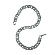 1V 20SS Necklace Chain Links 銀色 古巴項鍊 鋼項鍊 吊墜 50CM：圖片 8