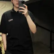 【現貨】巴黎 BLC 25SS 經典可樂刺繡logo 海浪波浪 Polo衫短袖T恤：圖片 5