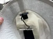 PRA 尼龍 三角標 徽章 漁夫帽 帽子 白色：圖片 13