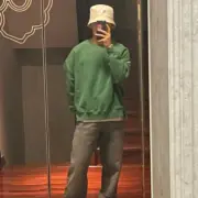 PRA 尼龍 三角標 徽章 漁夫帽 帽子 白色：圖片 6