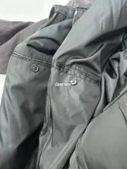 【預售】【原廠面料】PRA 24FW 棕色復古水洗褪色牛仔重磅3M棉服外套 HH原廠三角牌 短寬版型：圖片 8