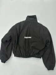 【預售】【原廠面料】PRA 24FW 棕色復古水洗褪色牛仔重磅3M棉服外套 HH原廠三角牌 短寬版型：圖片 14