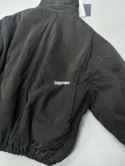 【預售】【原廠面料】PRA 24FW 棕色復古水洗褪色牛仔重磅3M棉服外套 HH原廠三角牌 短寬版型：圖片 15