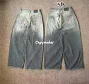 【現貨】Acne Studios 24SS Super Baggy 廓形 水洗石墨白漸層黑灰 2023M 寬鬆牛仔褲長褲工裝褲：圖片 6