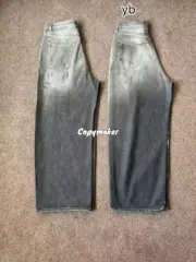 【現貨】Acne Studios 24SS Super Baggy 廓形 水洗石墨白漸層黑灰 2023M 寬鬆牛仔褲長褲工裝褲：圖片 9