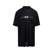 巴黎 BLC 24SS 雙環反轉logo 顛倒字母 作舊破壞 短袖T恤