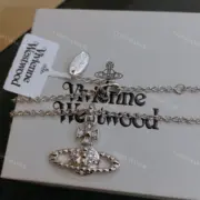 【現貨】Viv1enne Westwood mini bas relief pendant 滿鑽星球浮雕 項鍊吊墜：圖片 4